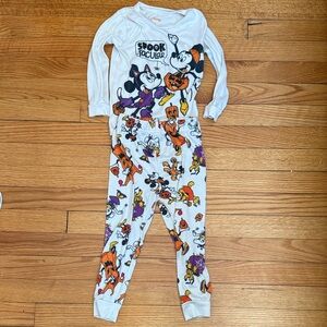 Disney White and Multicolor Spooktacular Two Piece